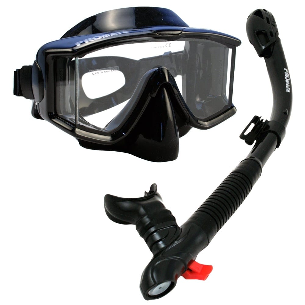 Snorkeling Scuba Dive Snorkel Purge Edgless Mask Gear Set - SCS0027 ...