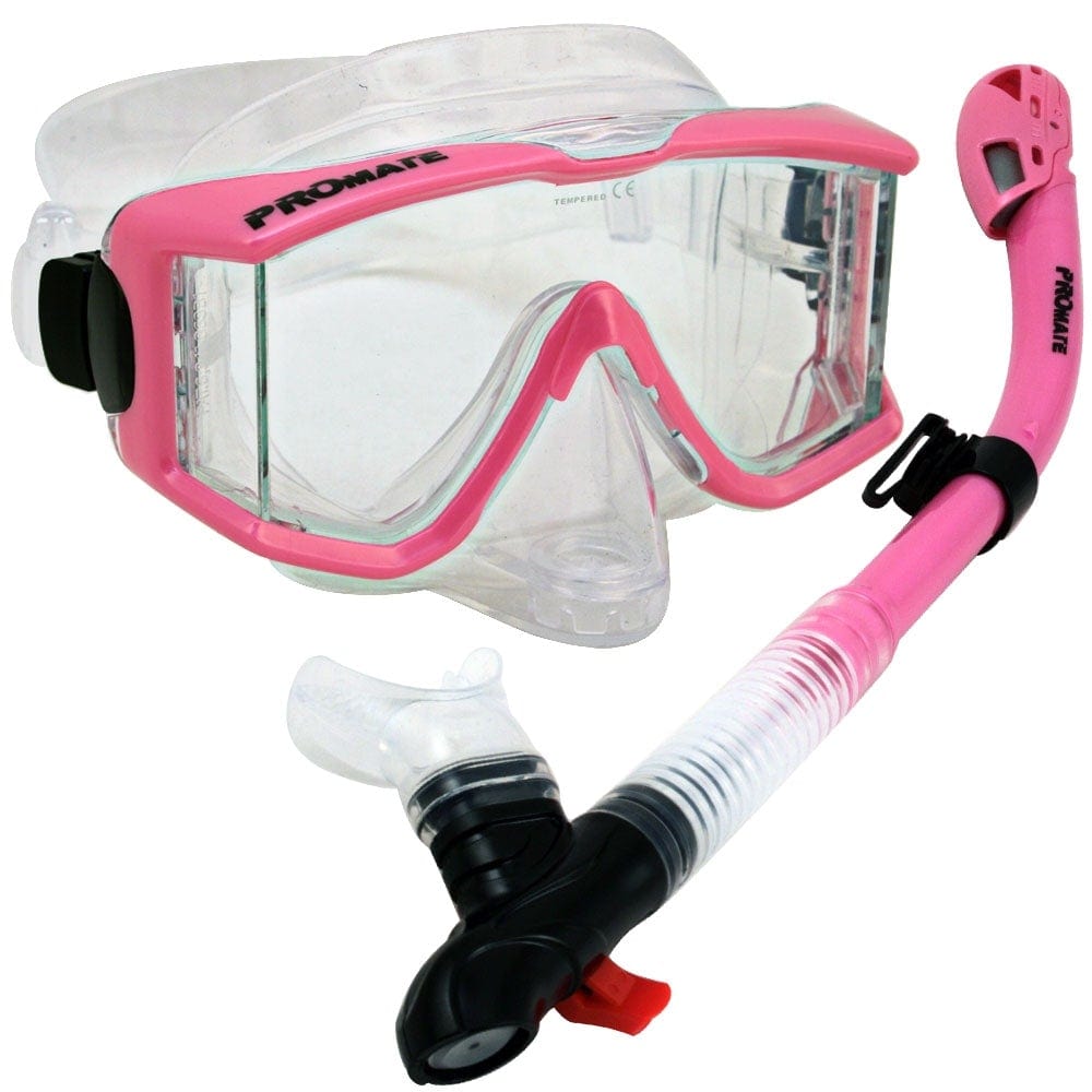 Snorkeling Scuba Dive Snorkel Purge Edgless Mask Gear Set - SCS0027 ...
