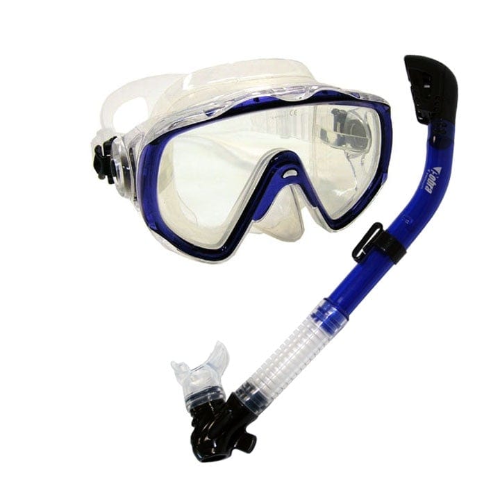 Snorkeling Scuba Diving Mask Dry Snorkel Gear Set - SCS0029