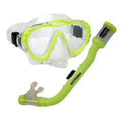 Junior Snorkeling Scuba Dive PURGE Mask DRY Snorkel Gear Set for kids - SCS0035