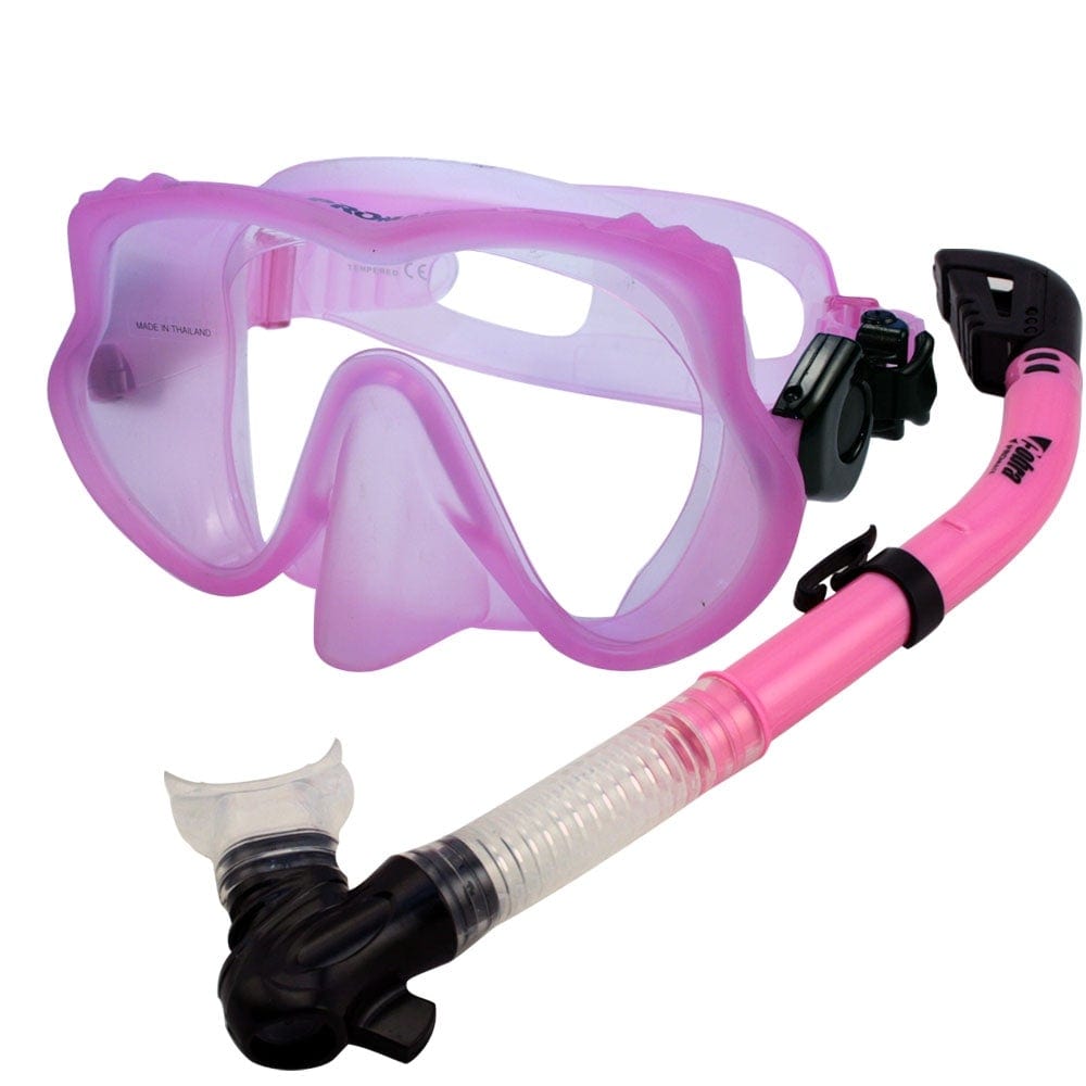 Promate Snorkeling Scuba Diving Frameless Mask Snorkel Gear Set - SCS0039