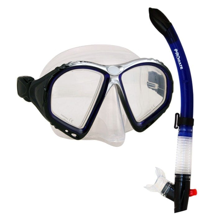 Snorkeling SEMI-DRY Snorkel Dive Mask Combo Set - SCS0052