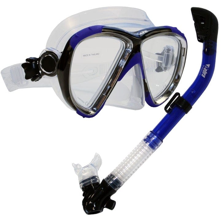 Snorkeling Scuba Dive Mask Snorkel Gear Delux Set - SCS0053