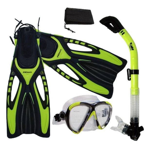 Snorkeling Scuba Dive Fins Mask Snorkel Set w/ Mesh Bag - SCS0065 – GetWetStore Snorkeling Scuba Dive Fins Mask Snorkel Set w/ Mesh Bag - SCS0065 – GetWetStore