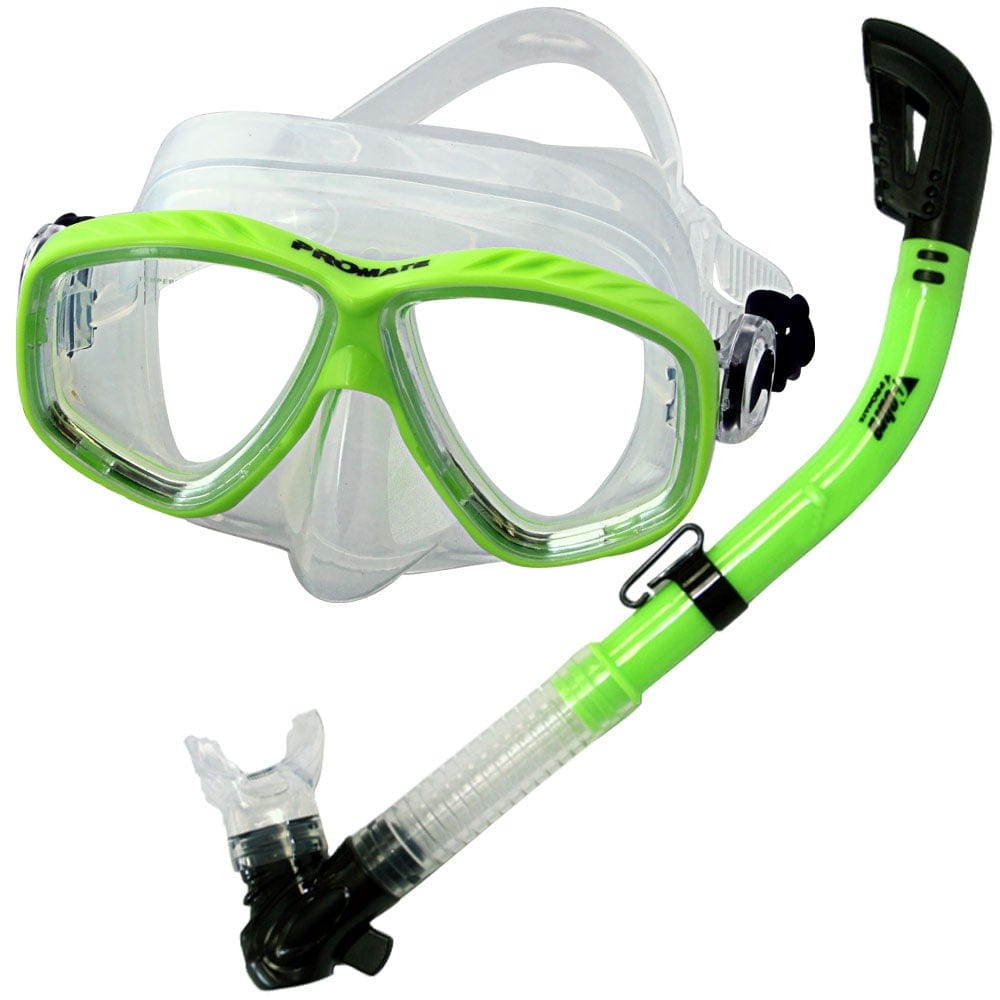Snorkel & Mask Combo set for Dry Snorkeling Scuba Diving - SCS0066