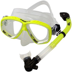 Snorkel & Mask Combo set for Dry Snorkeling Scuba Diving - SCS0066