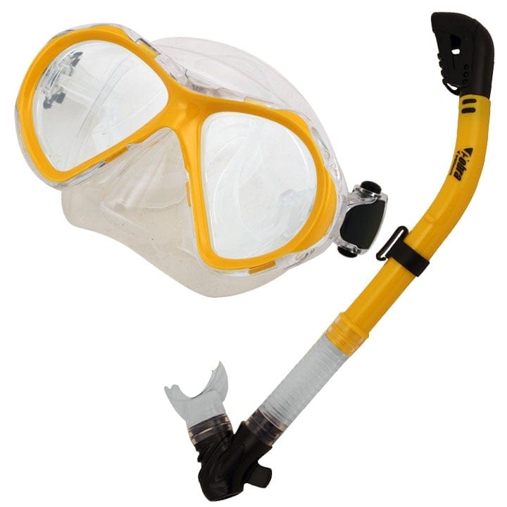 Snorkeling Scuba Dive DRY Snorkel Mask Gear Set - SCS0074