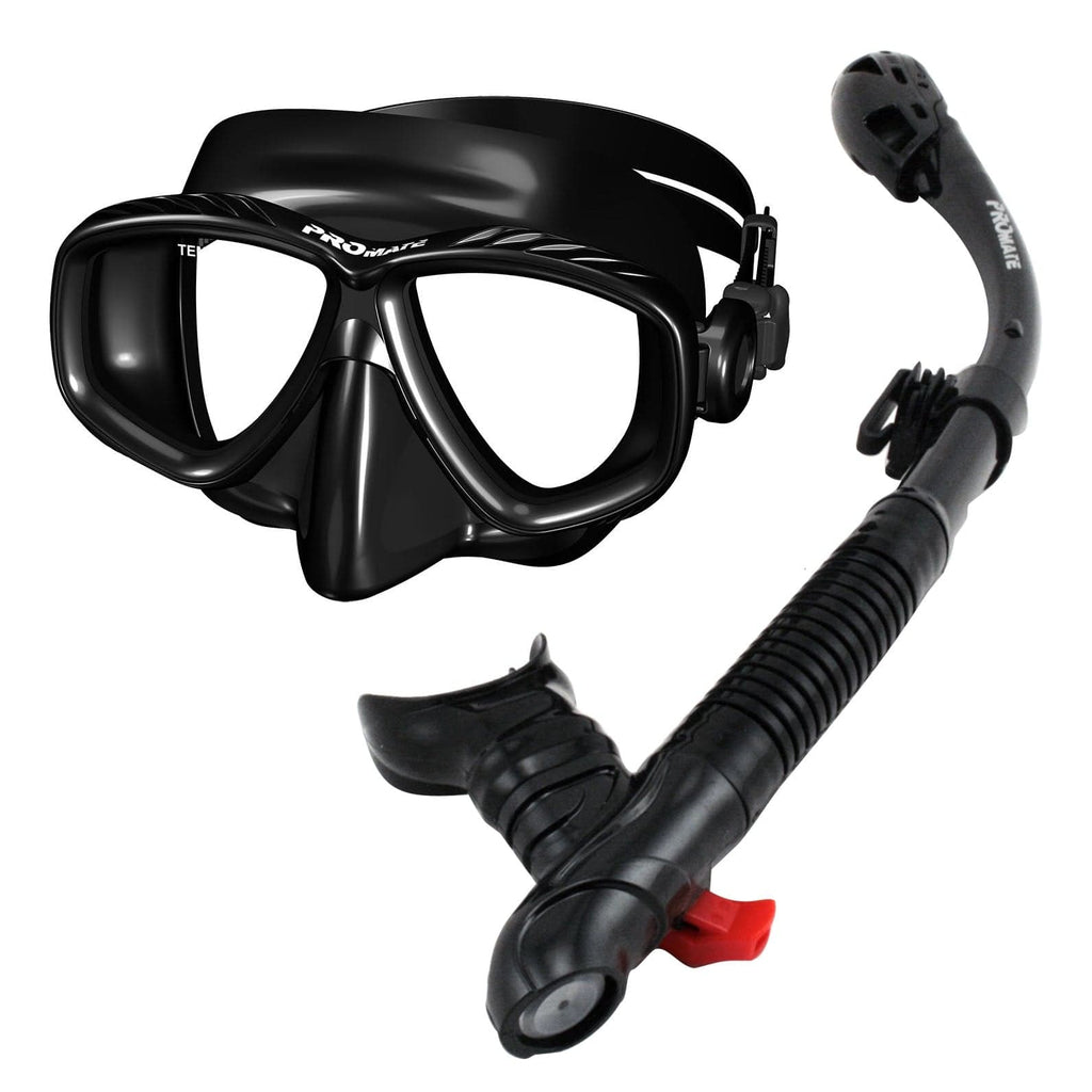 PROMATE Set Snorkeling Junior: Maschera, Pinne, Borsa E Attrezzatura – Unisex Per Bambini E Ragazzi