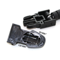 Promate Spring Fin Strap with Quick-Release Buckles for Open Heel Scuba Dive Fins - SF001